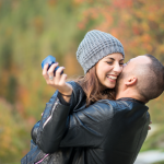 Couple on an overlanding honeymoon.