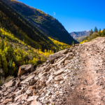 An overland trailer being driven off the grid.