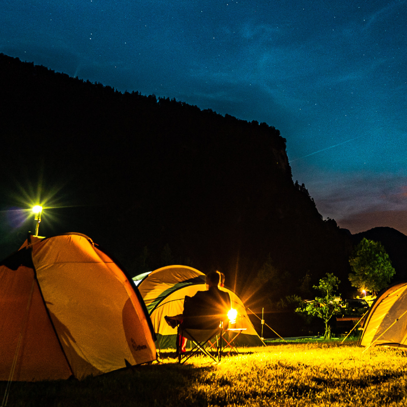 Alternative camping gear.