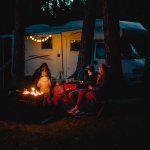 People living in a camper full time.