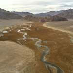 Camping site off the grid.