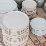 Plates for a camping trip.